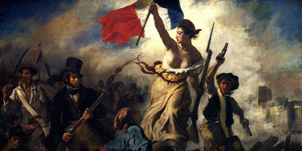 Painting of Liberty Leading the People from the French Revolution